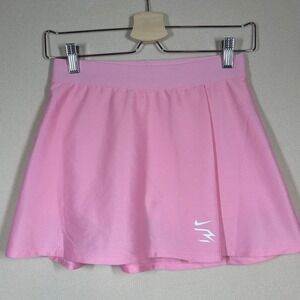 Nike 3 Brand Girls Tennis Skort L (12-13yrs) Pink Dri-Fit Athletic Athleisure